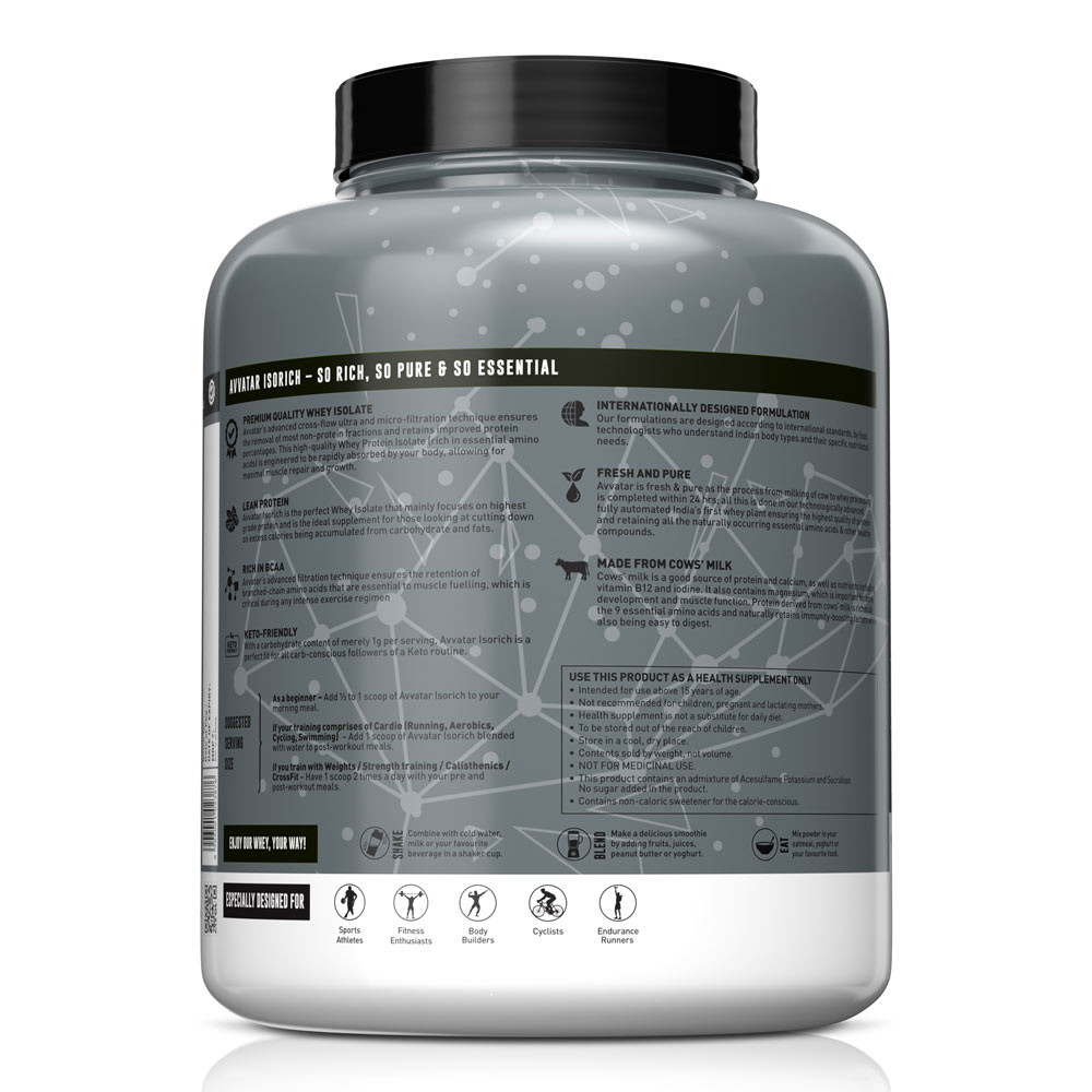 Avvatar Isorich Protein 2 Kg Belgian Chocolate Flavour