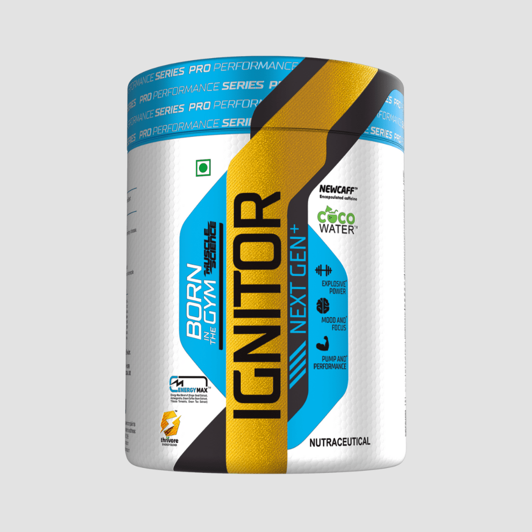 Muscle Science Ignitor Next Gen + ( New Addition ) - 30 Serving Blueberry