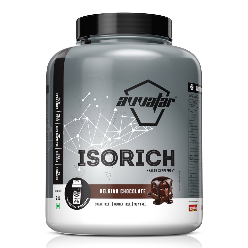 Avvatar Isorich Protein 2 Kg Belgian Chocolate Flavour