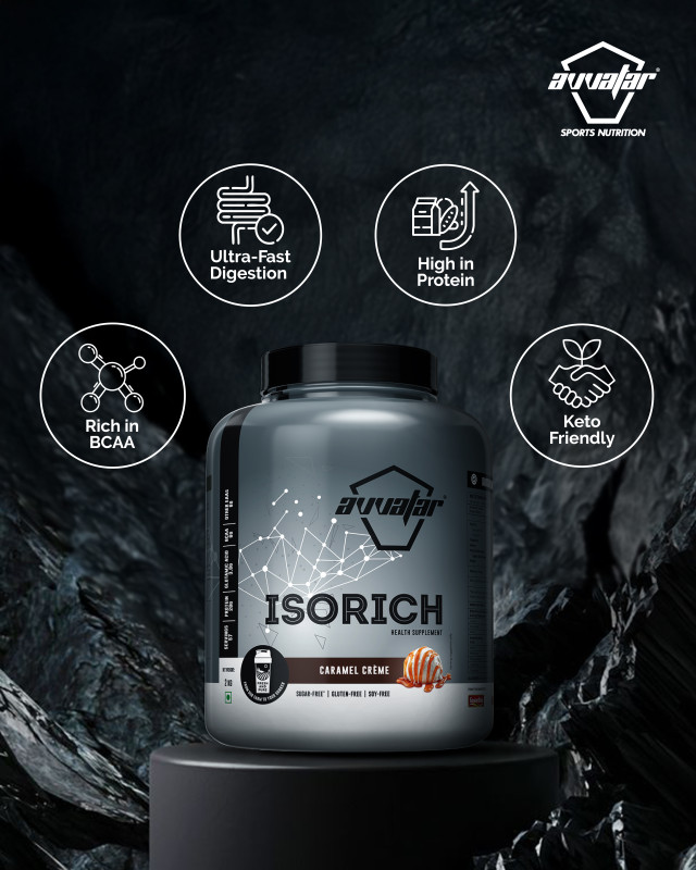 Avvatar Isorich Protein 2 Kg Belgian Chocolate Flavour