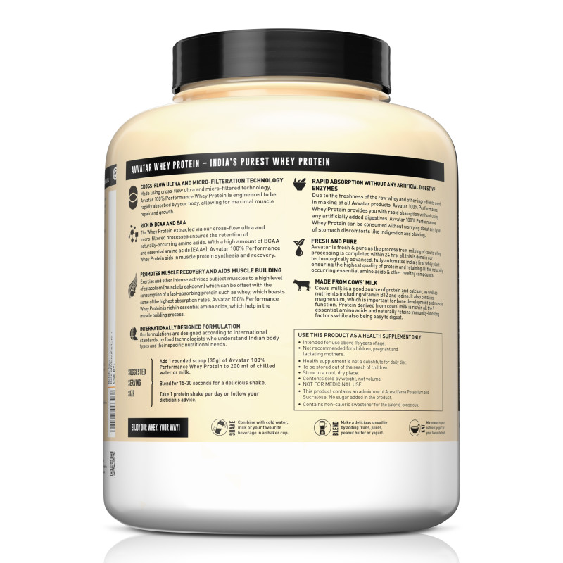 Avvatar 100% Performance Whey 2 Kg Belgian Chocolate