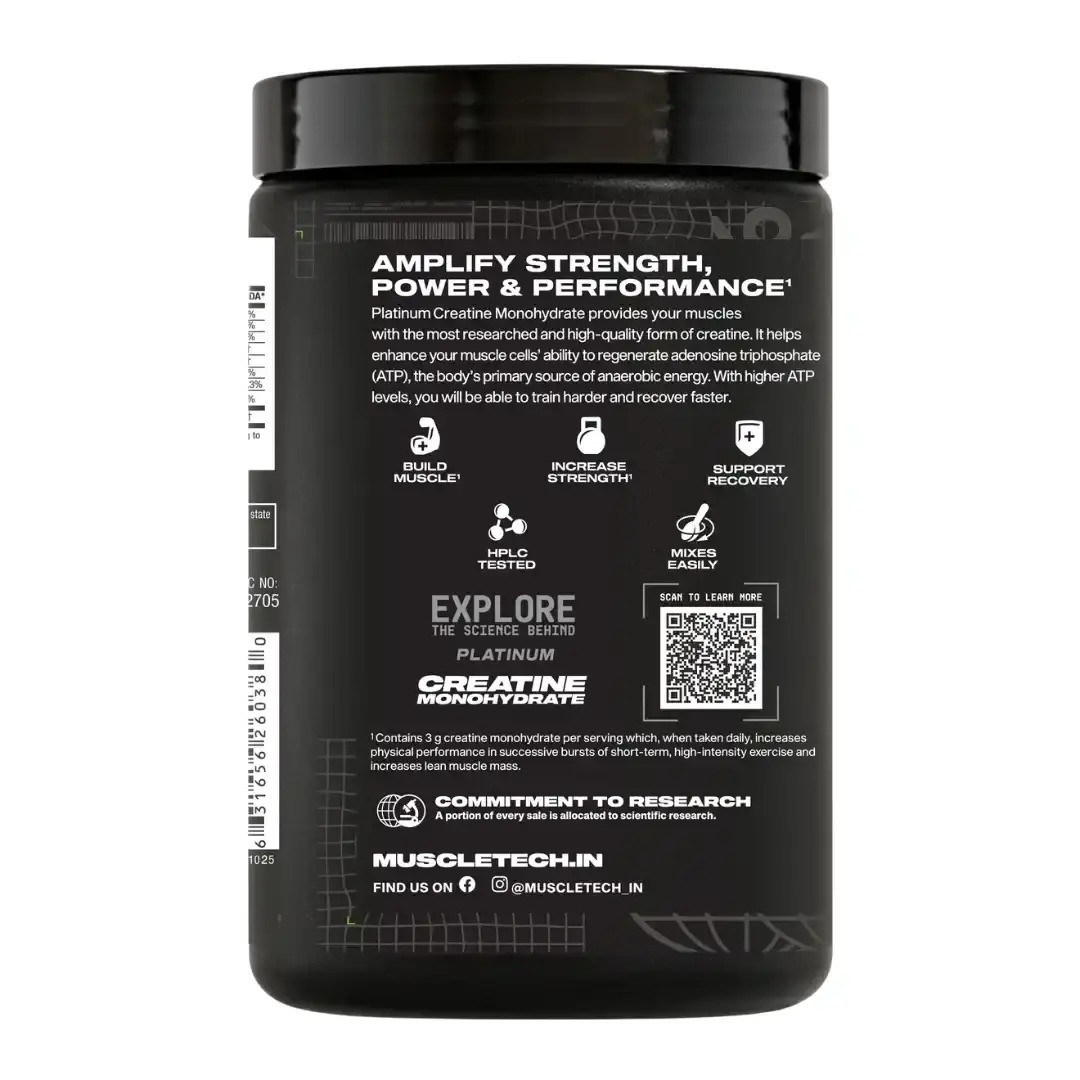 Muscletech Platinum Creatine Monohydrate 83 Servings Unflavoured