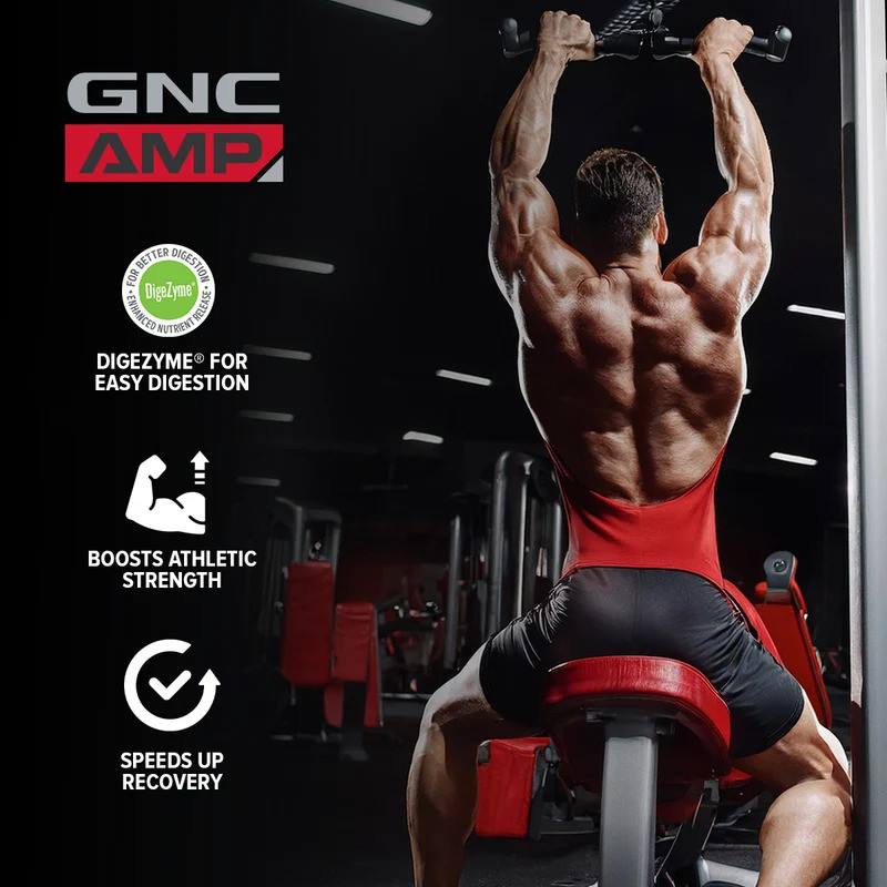 GNC AMP Pure Isolte Low Carb 2lbs Vanilla Custard