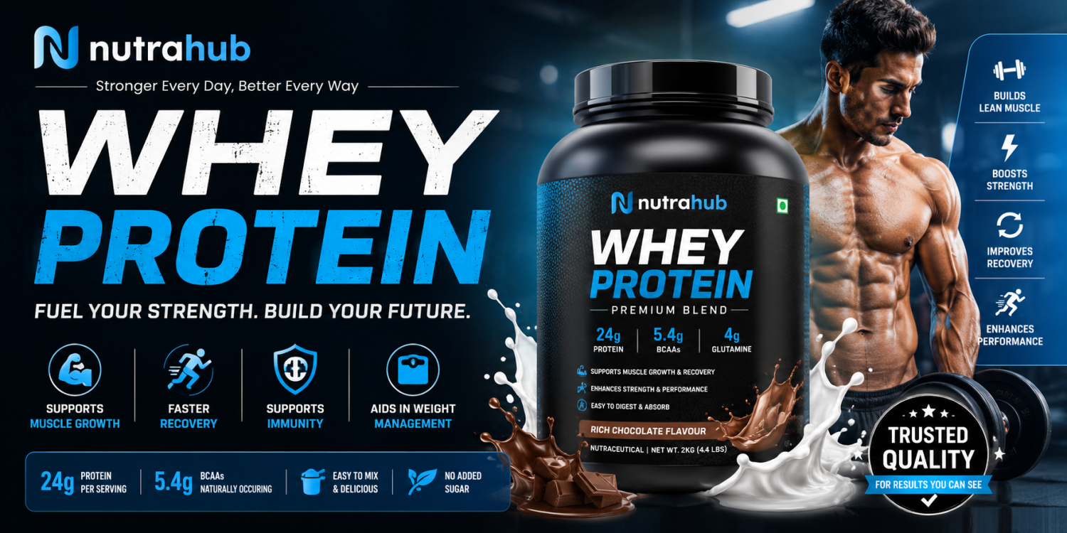 Whey Protein: The Ultimate Guide to Building Muscle, Recovery & Better Nutrition