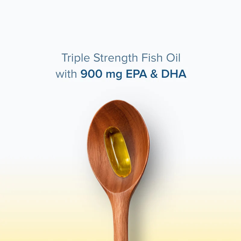 GNC Triple Strength Fish Oil 60 Softgels