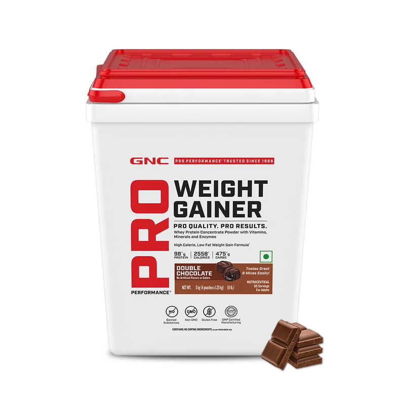 GNC Pro Performance Weight Gainer Double Chocolate 5 kg