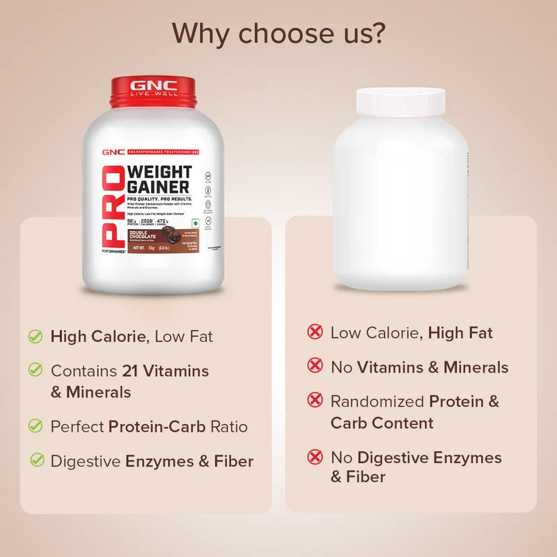 GNC Pro Performance Weight Gainer Double Chocolate 5 kg